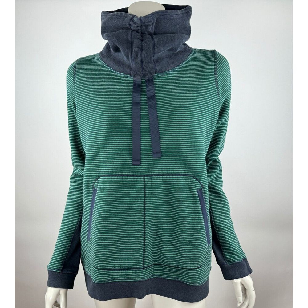 Lululemon Avenue Pullover Women 10? Pocket Cotton Fleece Funnel Neck Sweatshirt